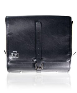 Premium Mens Hanging Leather Wash Bag With Buckle