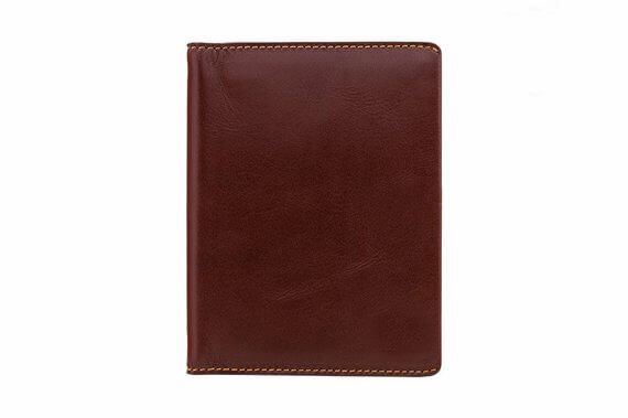 luxury leather passport document holder wallet 4