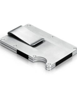 Metal RFID Blocking Card & Note Wallet - Minimalistic Design
