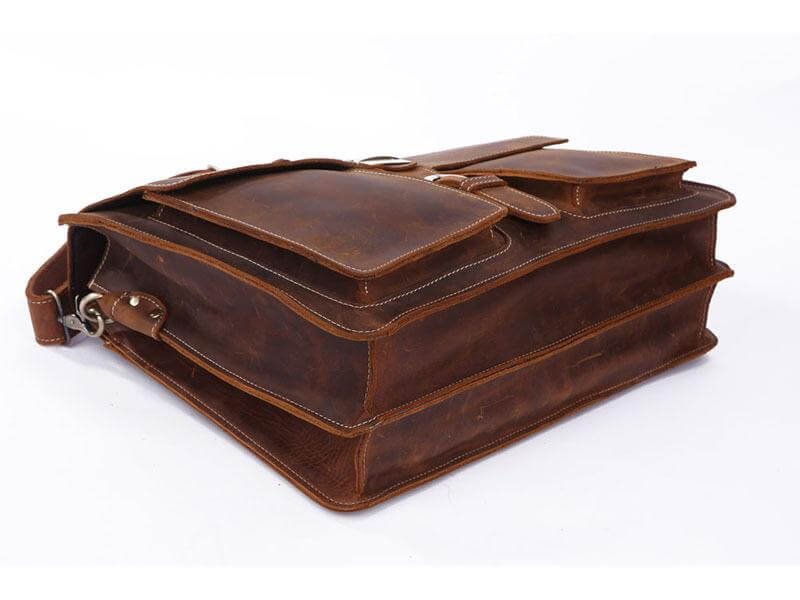 vintage leather laptop bag 2