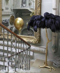 Feather Lamp Black