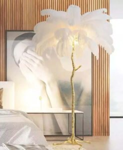 Feather Lamp Floor