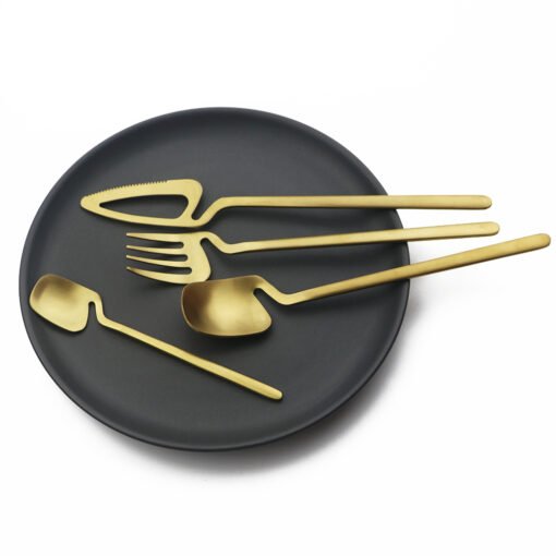 Designer Dinnerware Set - LuxuryTrex Gold